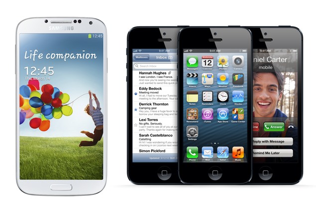 samsung galaxy s4 vs apple iphone 5-3