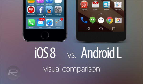 iOS 8 vs. Android L